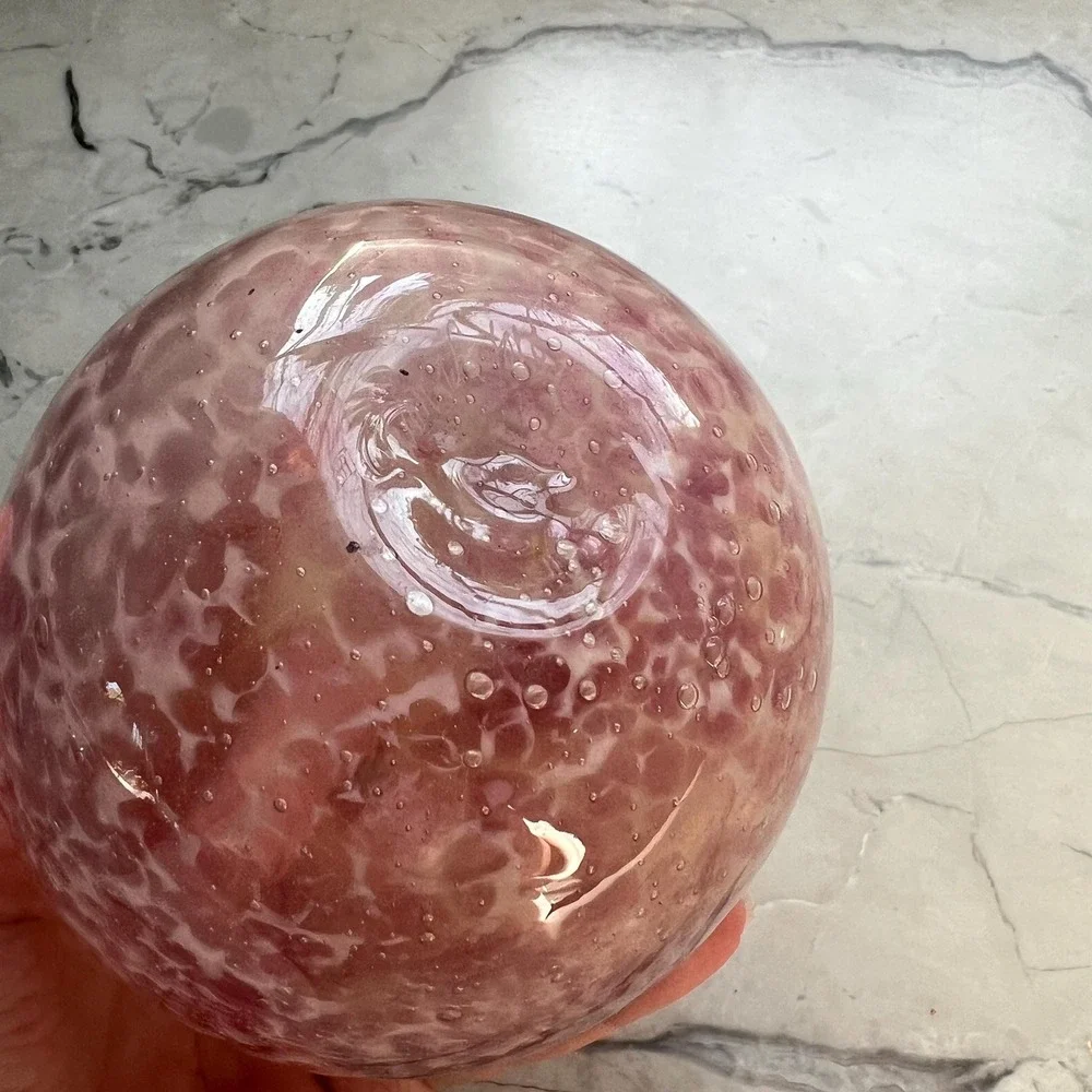 Sunset vase - pink‎ and orange tones